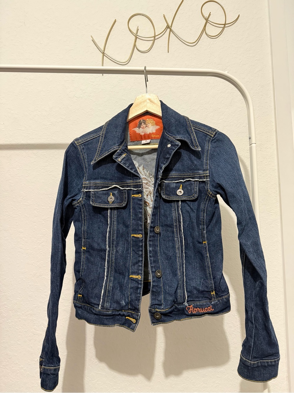 Denim Jacket in Dark Blue -